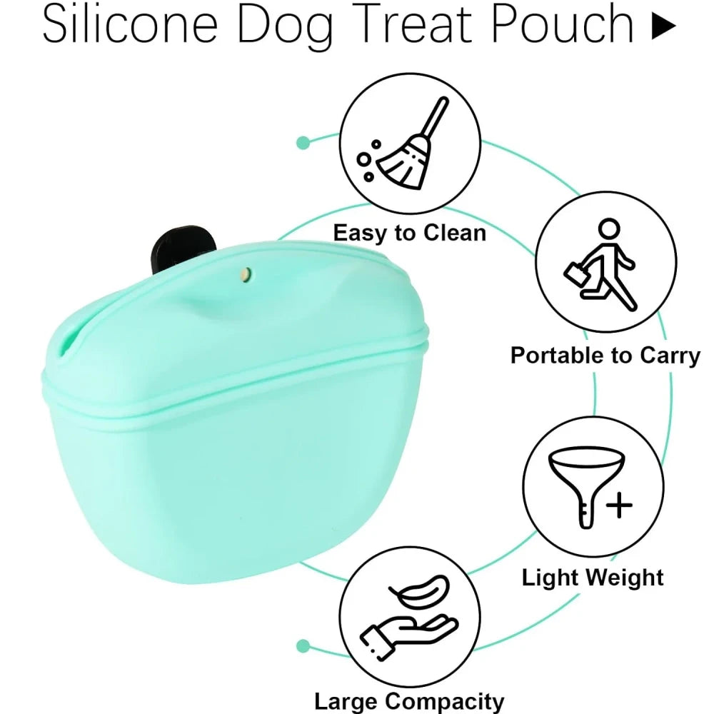 Silicone Dog Treat Training Pouch