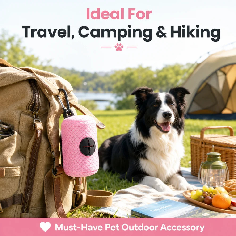 Hanging Dog Poop Bag Dispenser