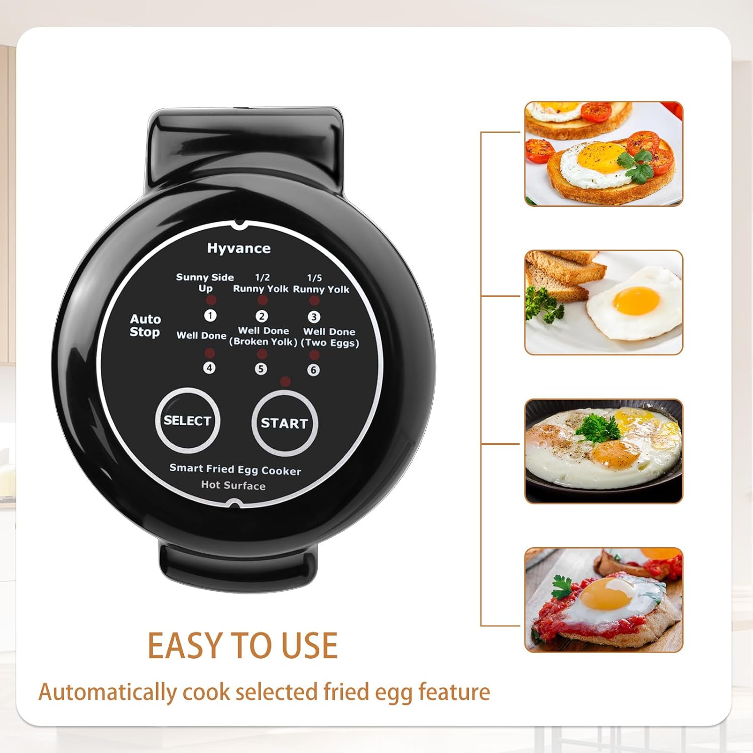 Smart Fried Egg Cooker - The Perfect Egg. Every Time. Zero Effort.