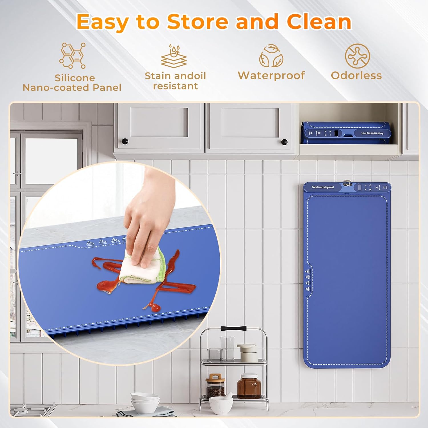 The Extra Large 32" x 15" Electric Silicone Warming Mat