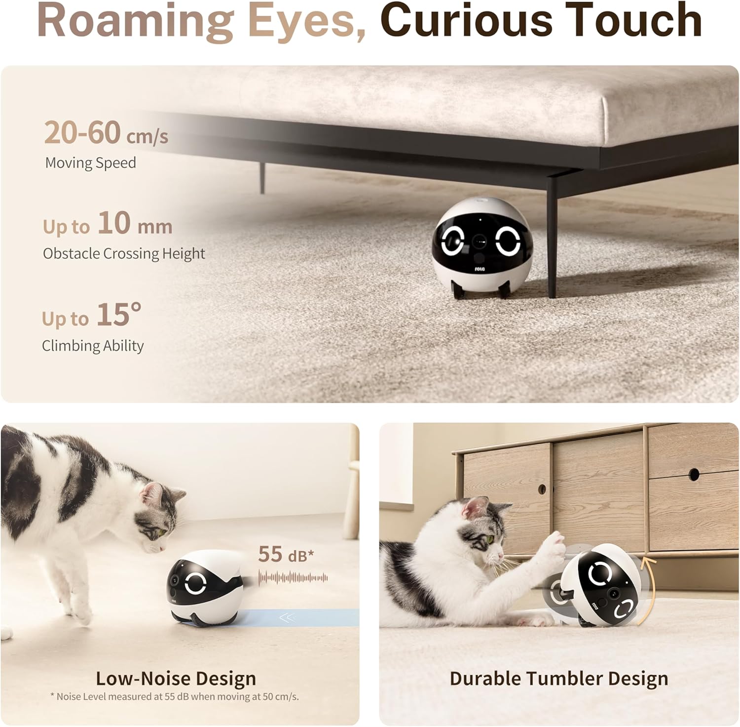 EBO ROLA Mini - Your Family, Connected. Your Pets, Never Alone.
