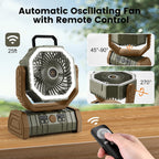 24,000mAh Smart Camping Fan - Endless Air. Boundless Power.
