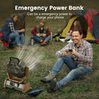 24,000mAh Smart Camping Fan - Endless Air. Boundless Power.