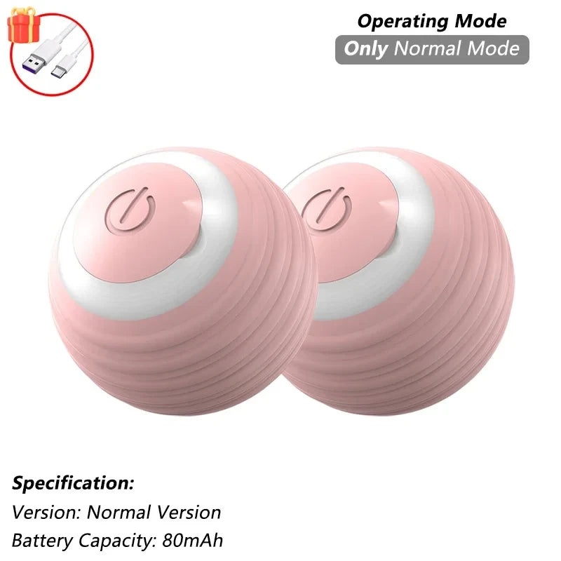 Interactive Automatic Rolling Cat Ball Toy