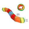 Collapsible Rainbow Cat Tunnel Toy