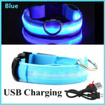 Nylon Luminous LED Dog Collar
