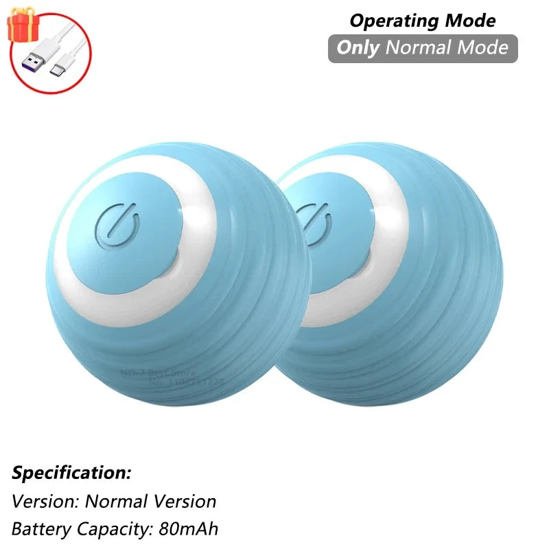 Interactive Automatic Rolling Cat Ball Toy