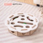 Suede Cat Puzzle Toy Box