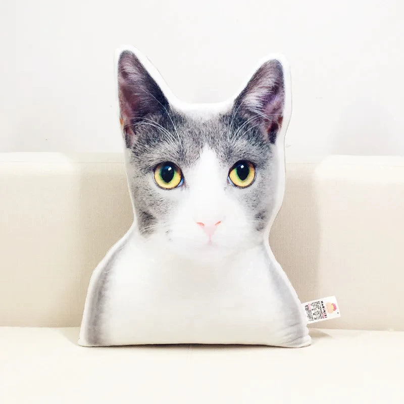Custom Pet Photo Plush Pillow