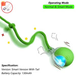 Interactive Automatic Rolling Cat Ball Toy