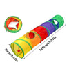Collapsible Rainbow Cat Tunnel Toy