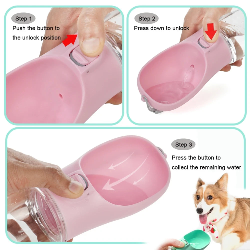 Portable Dog Travel Water Bottle