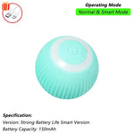 Interactive Automatic Rolling Cat Ball Toy