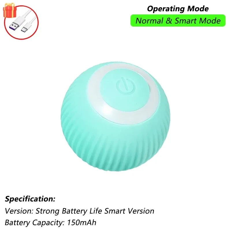 Interactive Automatic Rolling Cat Ball Toy