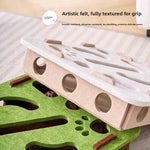 Suede Cat Puzzle Toy Box