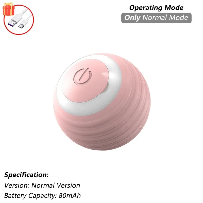 Interactive Automatic Rolling Cat Ball Toy