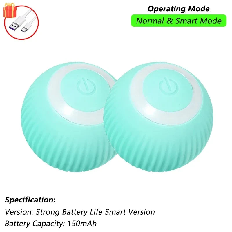 Interactive Automatic Rolling Cat Ball Toy
