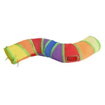 Collapsible Rainbow Cat Tunnel Toy