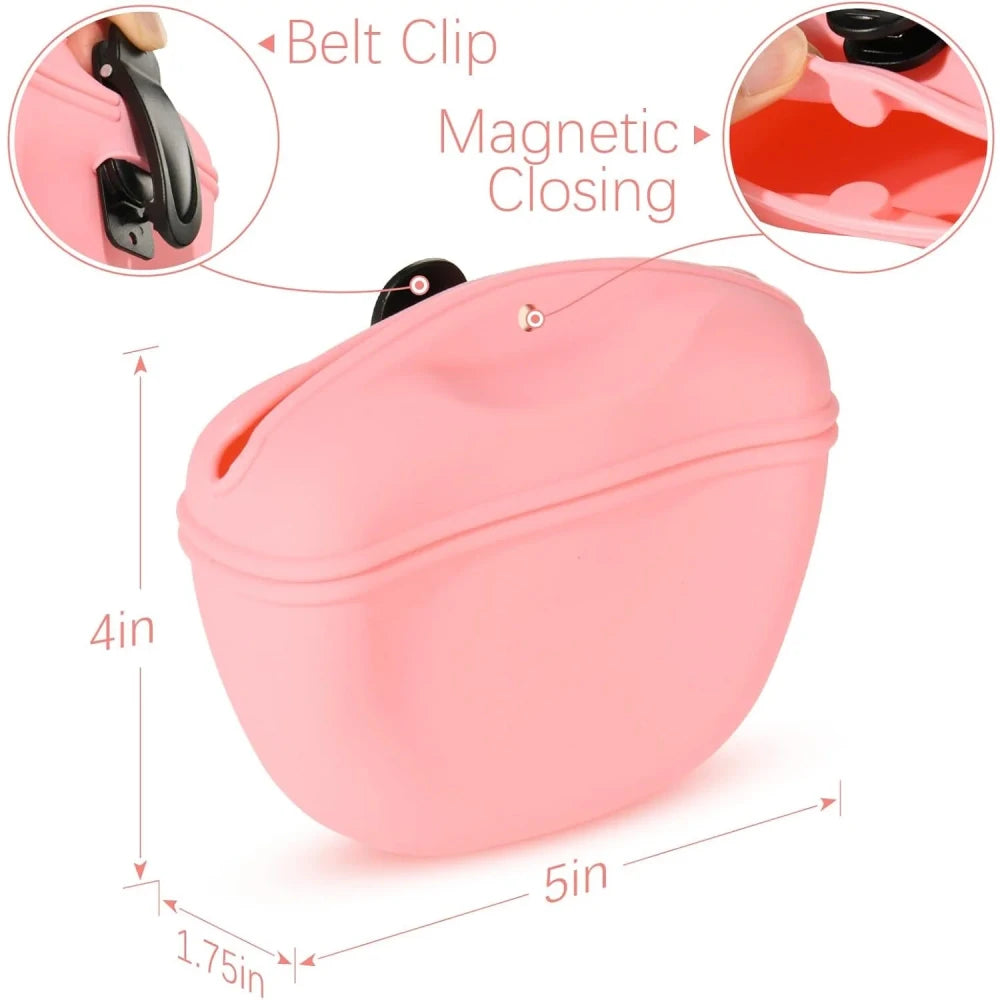 Silicone Dog Treat Training Pouch